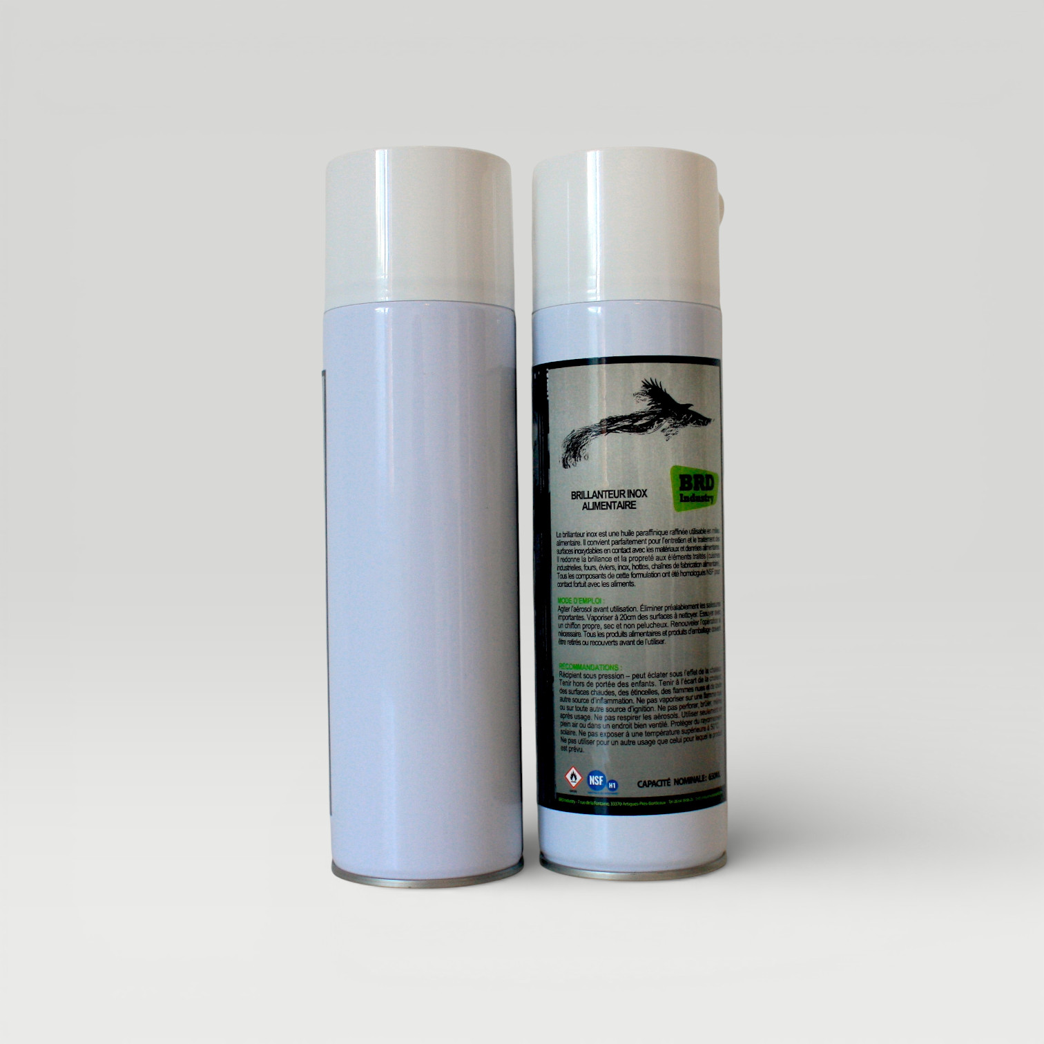 Brillanteur inox à contact alimentaire