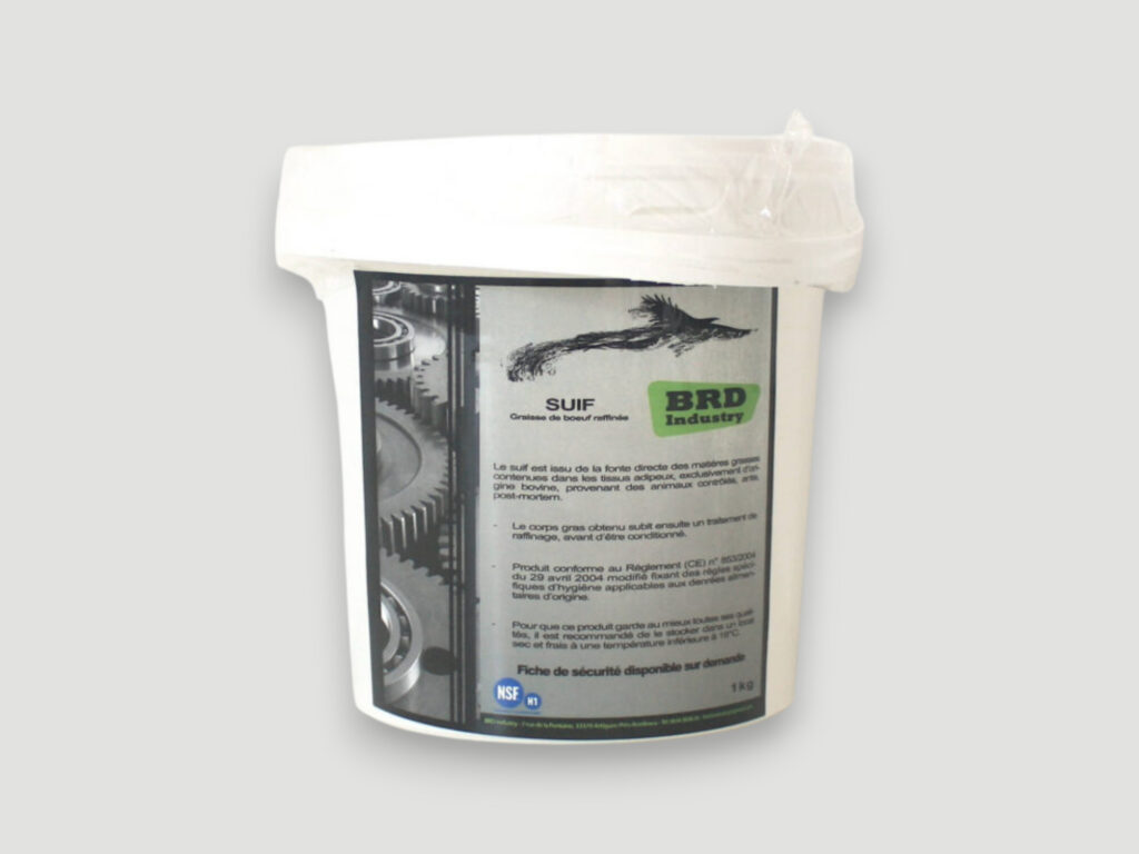 Suif d'origine bovine